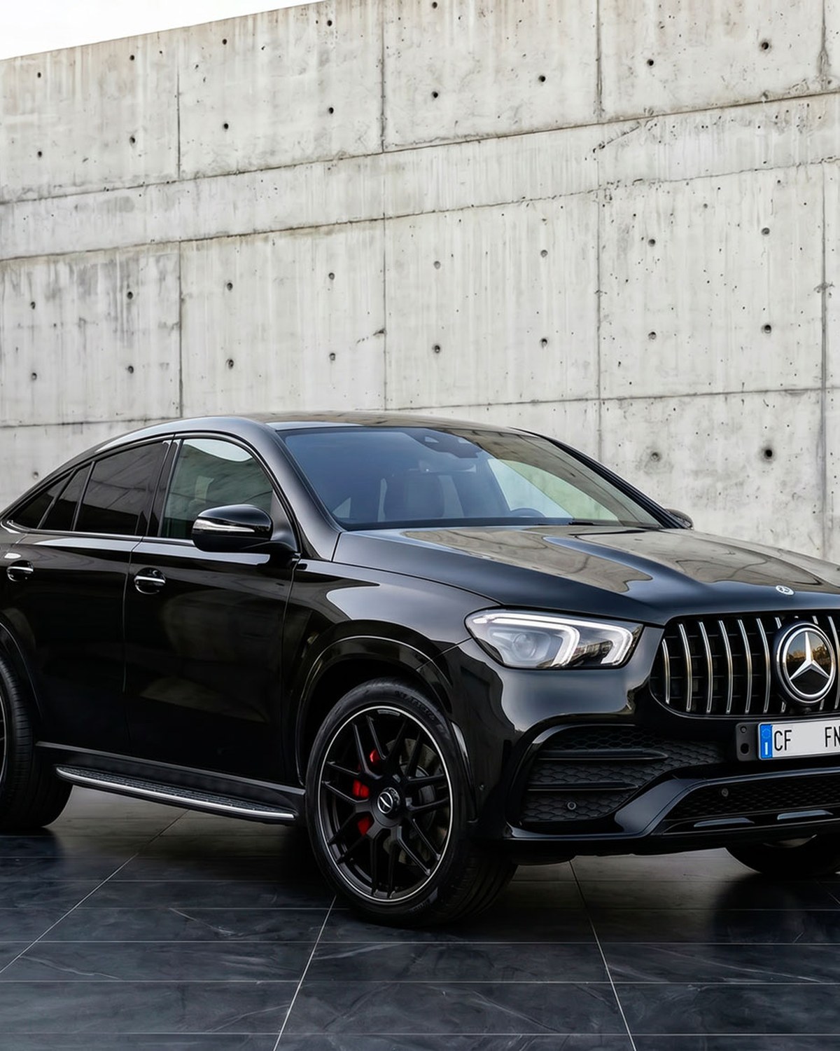 Mercedes-AMG GLE 53 disponibile per il noleggio di auto di lusso, immagine generata con AI